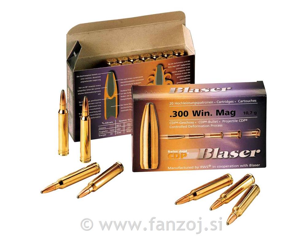 NABOJ BLASER CDP 10,7g. 300 Win Mag